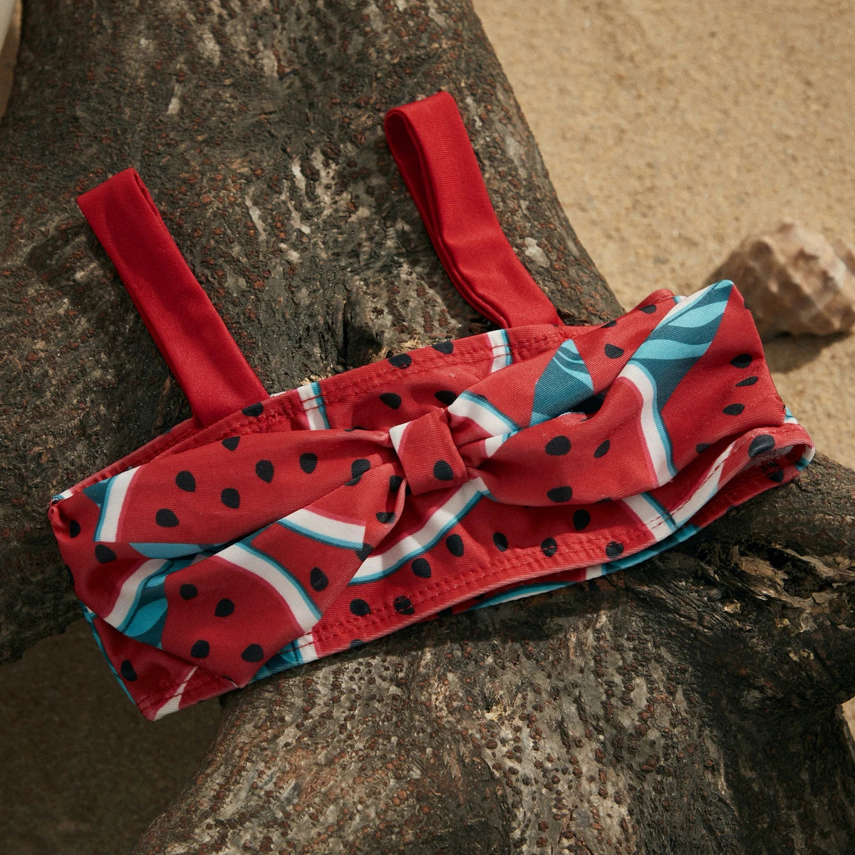 Bowknot Watermelon Swim - Little Love Baby Organics