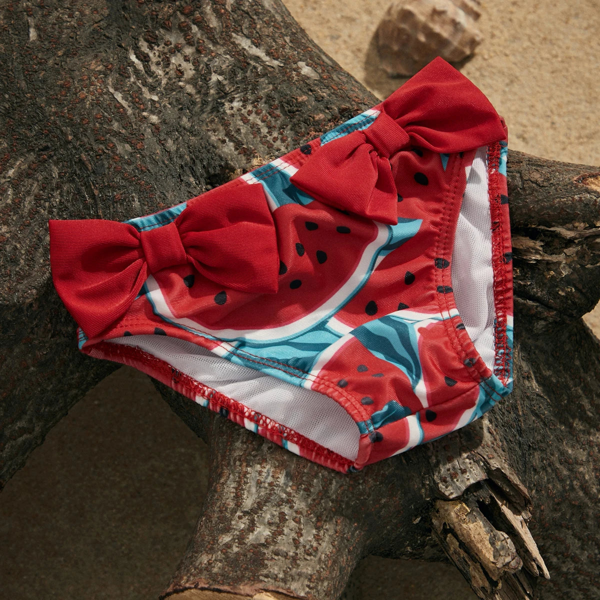 Bowknot Watermelon Swim - Little Love Baby Organics