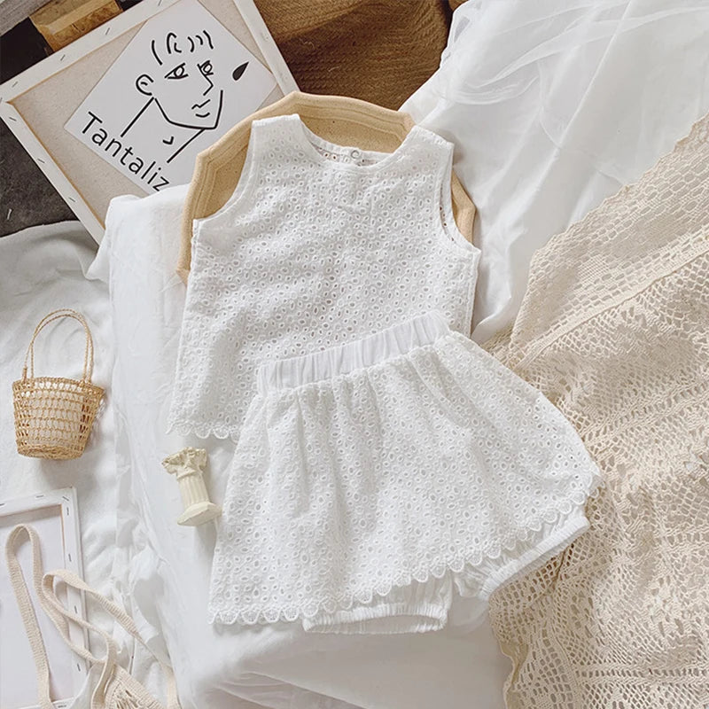 Summer Lace Set - Little Love Baby Organics