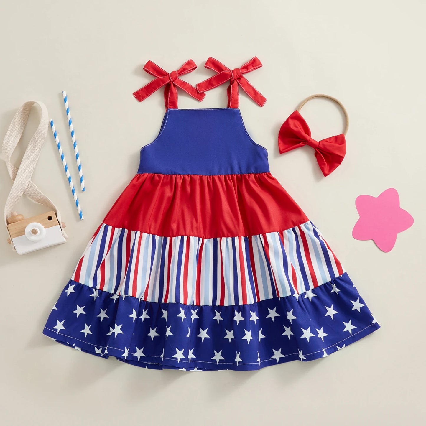 USA Cami Dresses + Bow