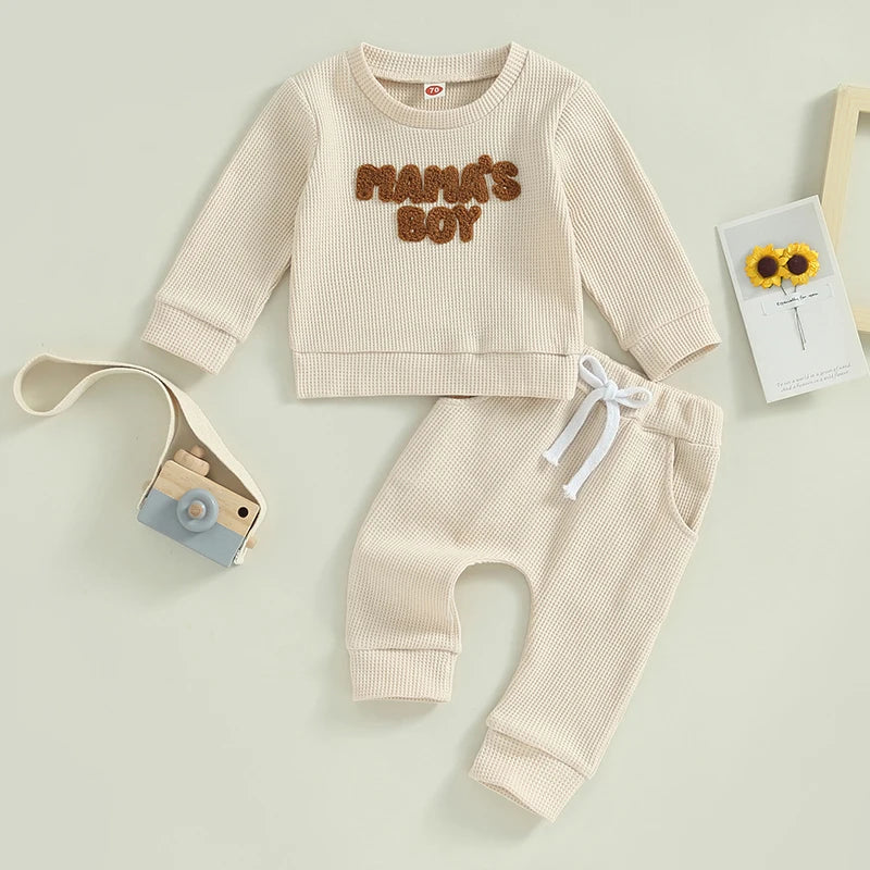 Mama’s Boy Waffle Set - Little Love Baby Organics