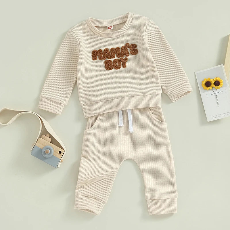 Mama’s Boy Waffle Set - Little Love Baby Organics