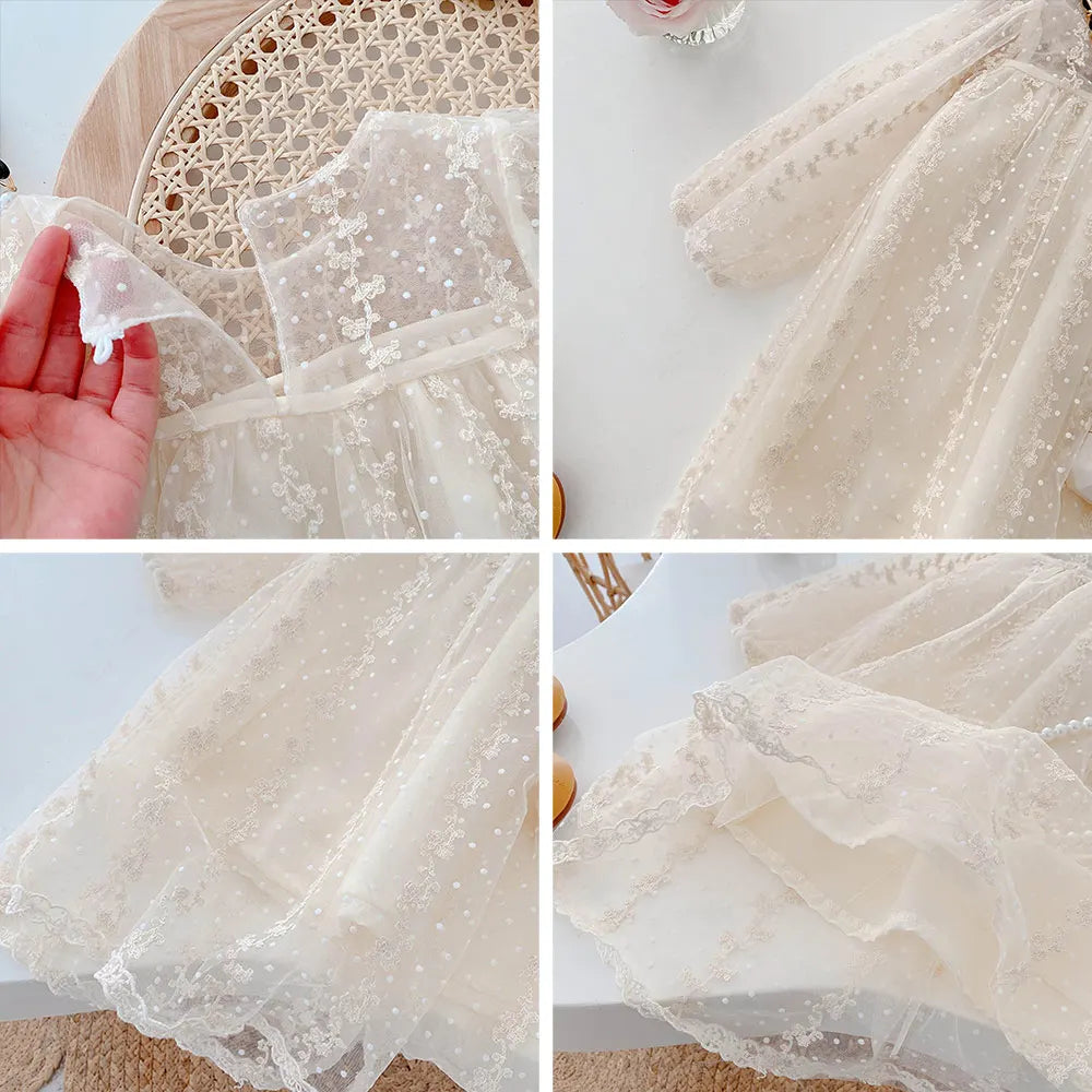 Lace Tulle Dress - Little Love Baby Organics