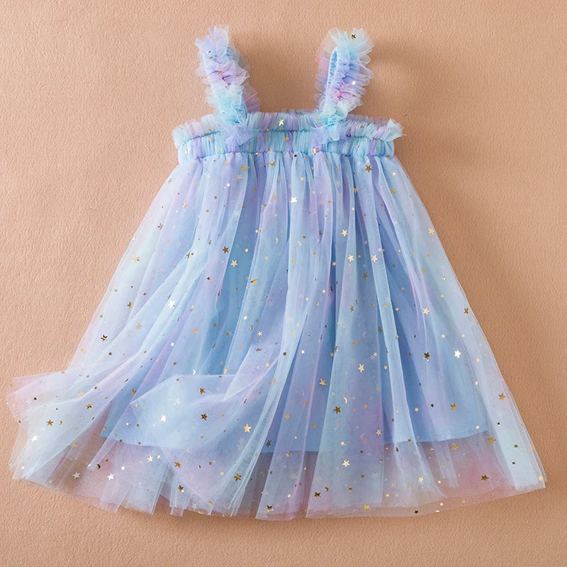 Rainbow Tulle Tutu Dress - Little Love Baby Organics