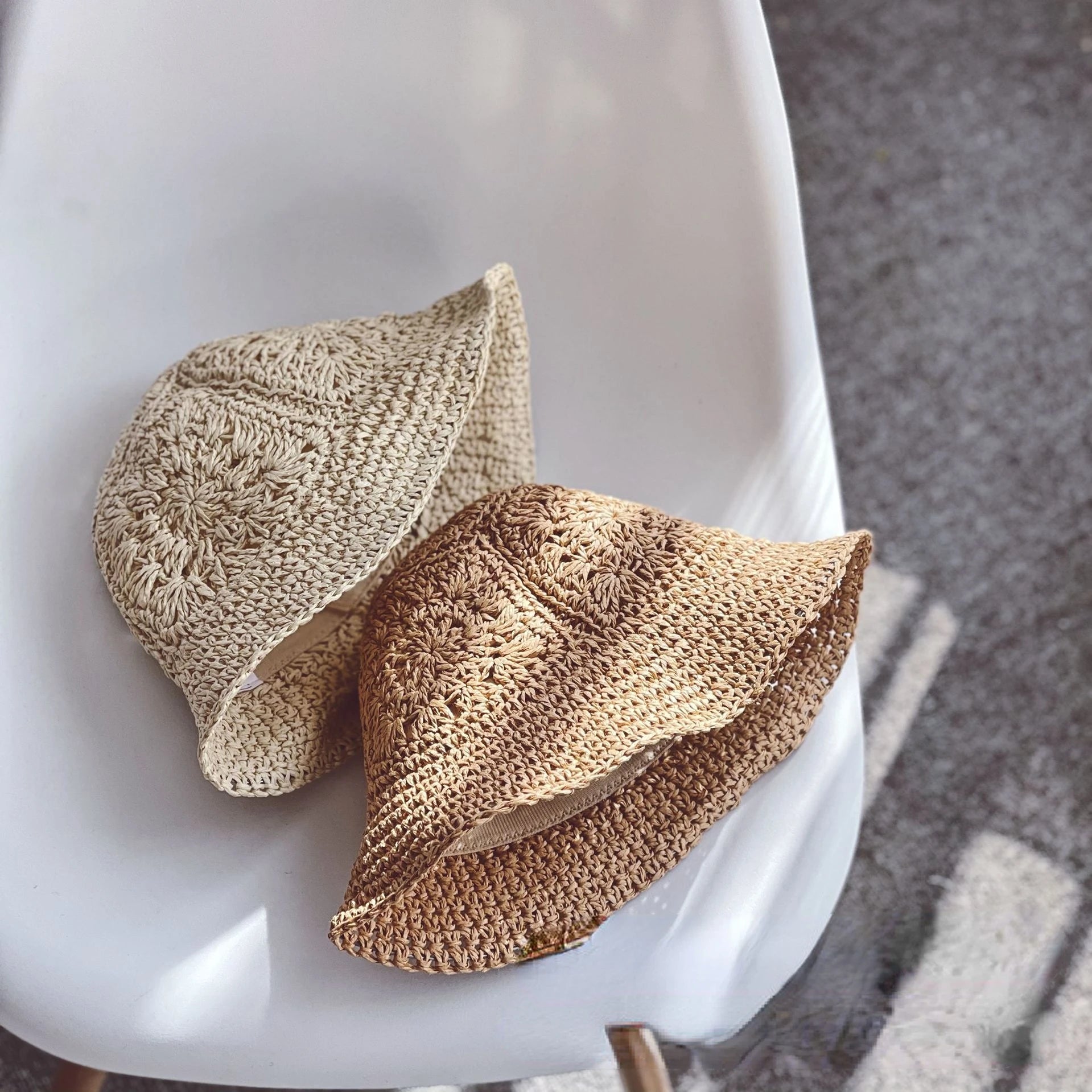 Straw Basin Hat - Little Love Baby Organics