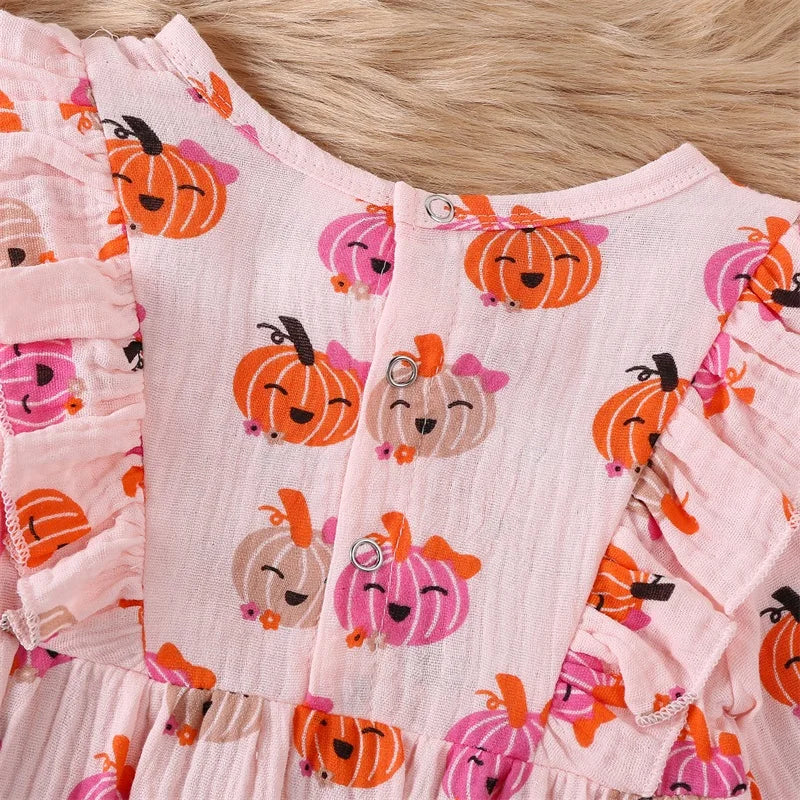 Pink Pumpkin Ruffle