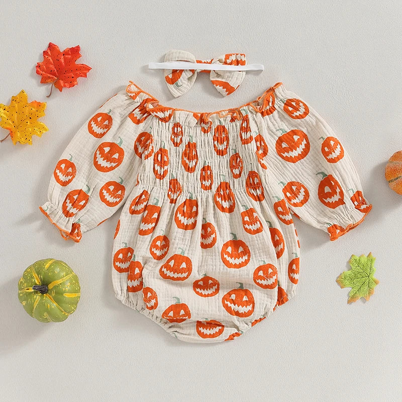 Ruched Pumpkin Onesie