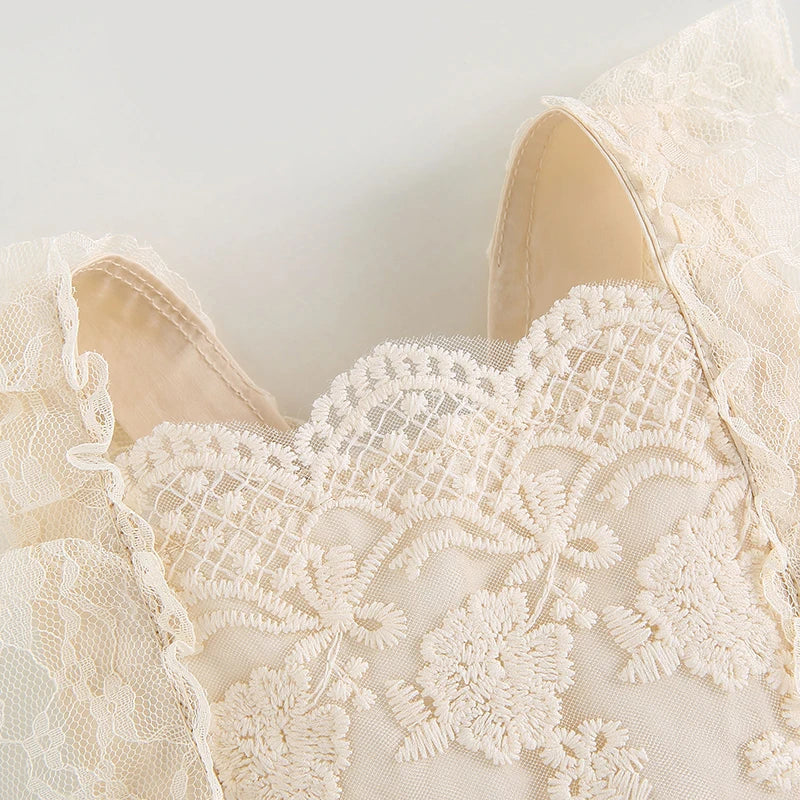 Princess Lace Embroidery Dress