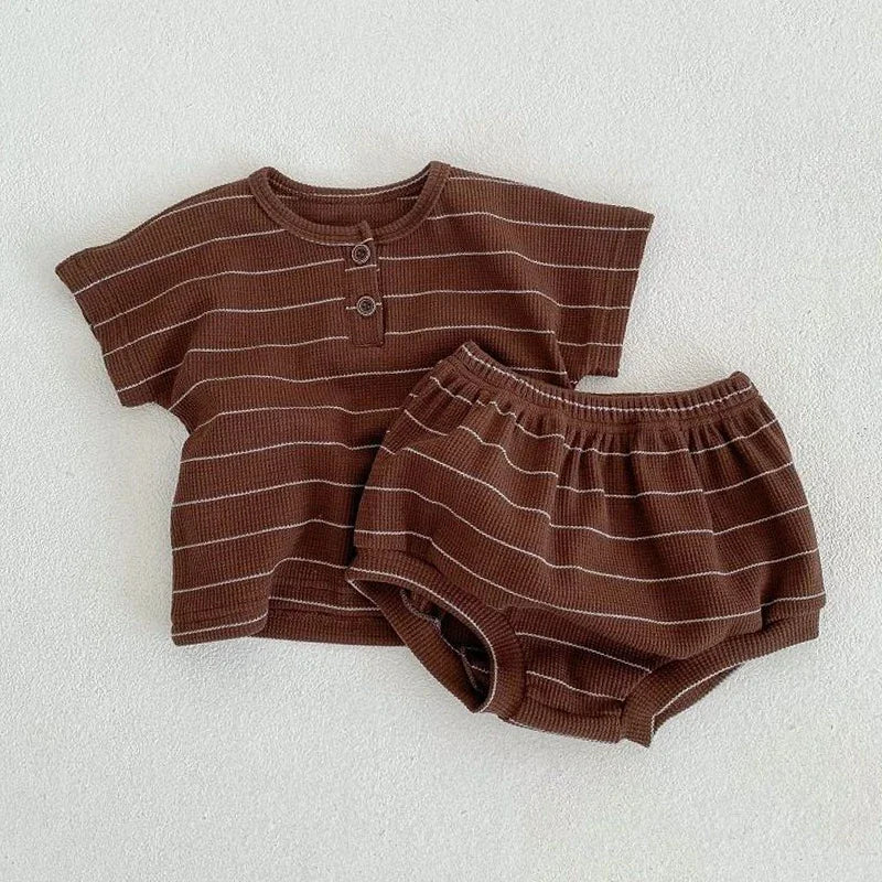 Stripped Summer Beach Set - Little Love Baby Organics