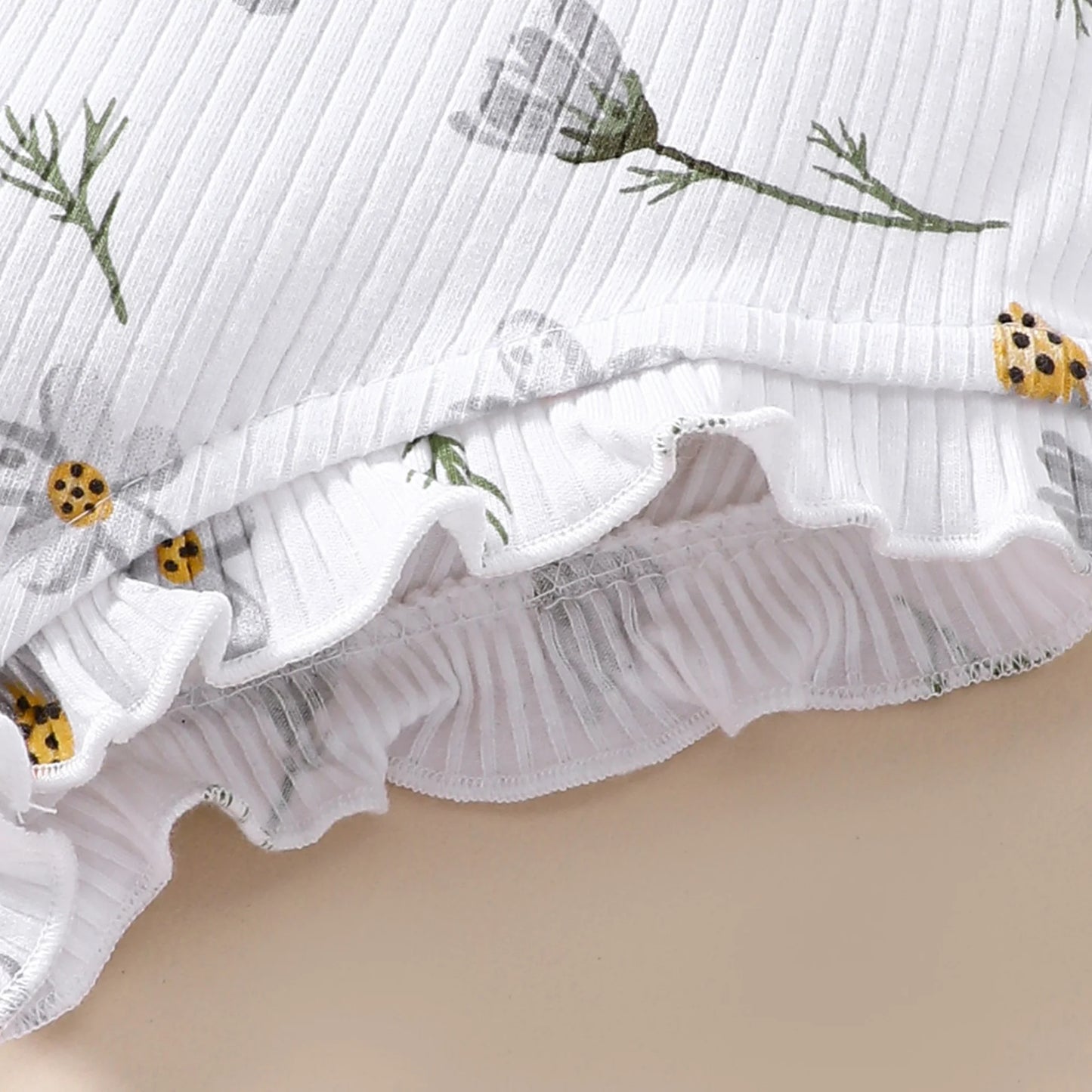 Cotton Flower Onesie