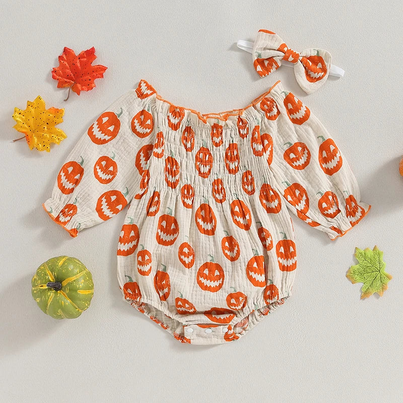 Ruched Pumpkin Onesie