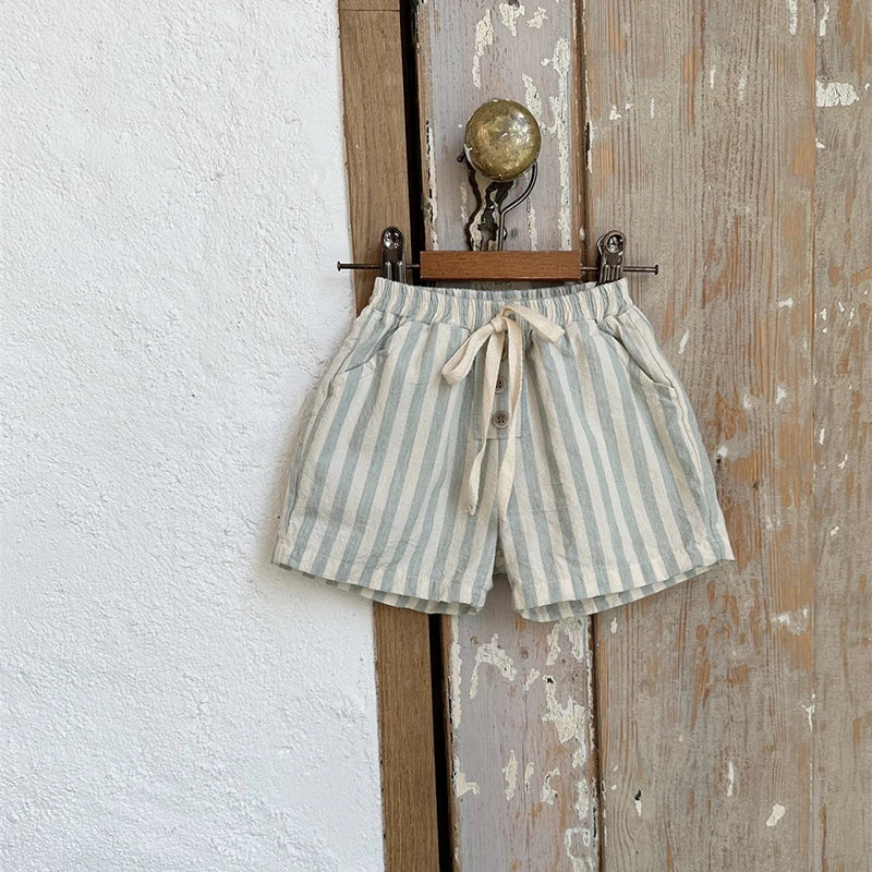 Vintage Linen Shorts - Little Love Baby Organics