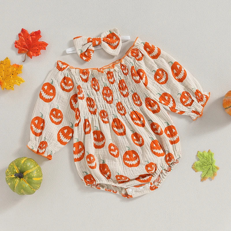 Ruched Pumpkin Onesie