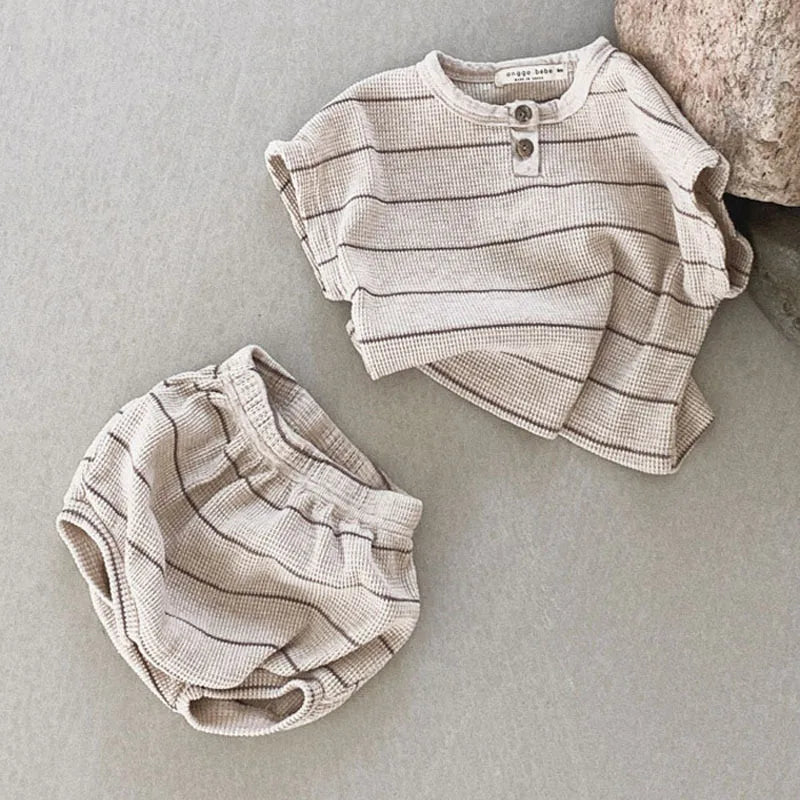 Stripped Summer Beach Set - Little Love Baby Organics