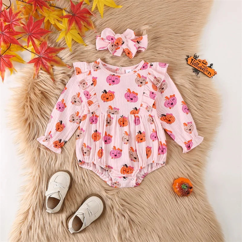 Pink Pumpkin Ruffle