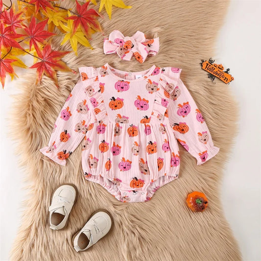 Pink Pumpkin Ruffle