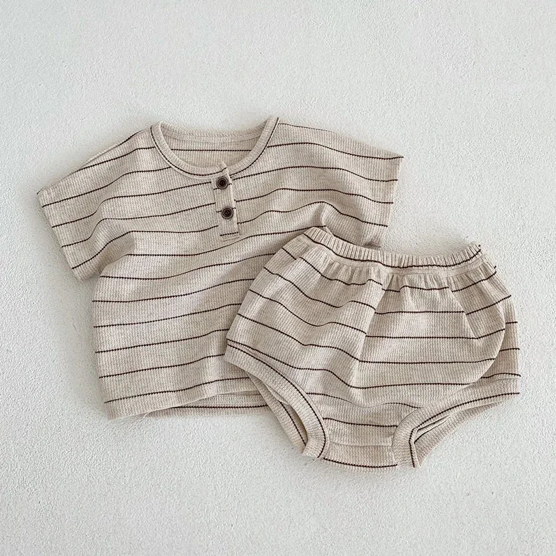 Stripped Summer Beach Set - Little Love Baby Organics