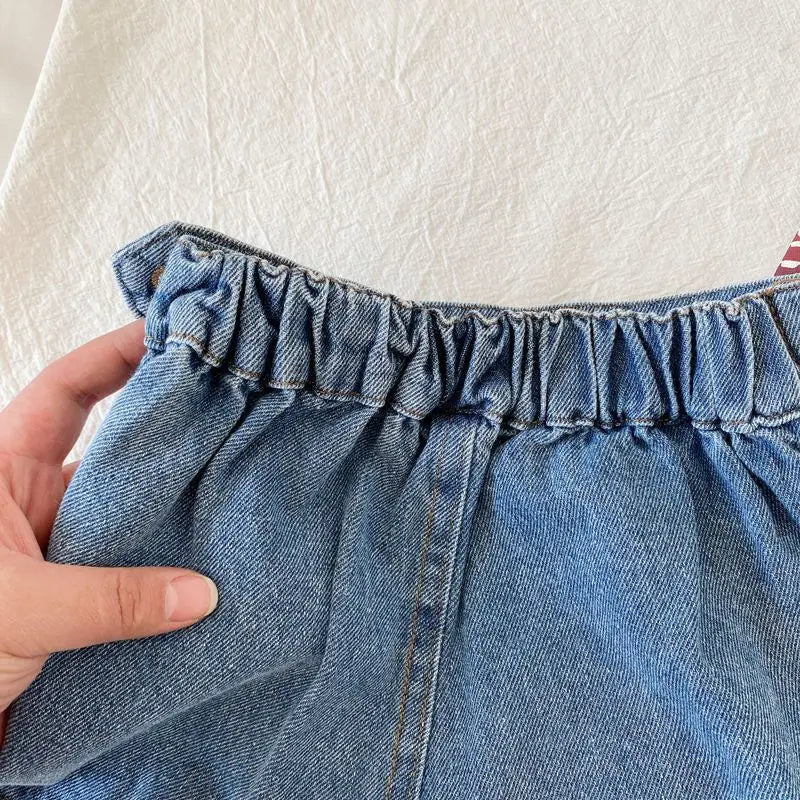 Denim Skort