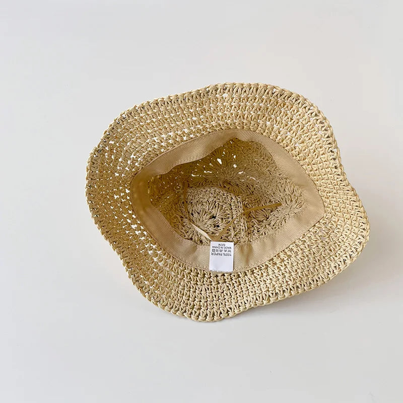 Straw Basin Hat - Little Love Baby Organics