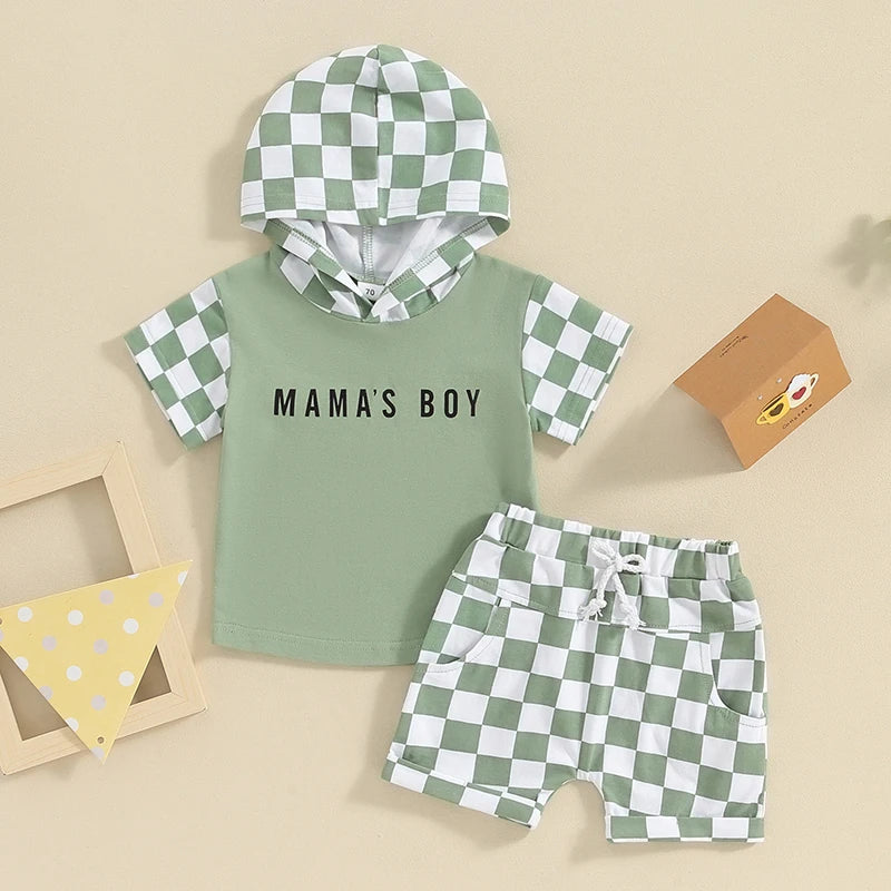 Mama’s Boy Summer Hooded Set