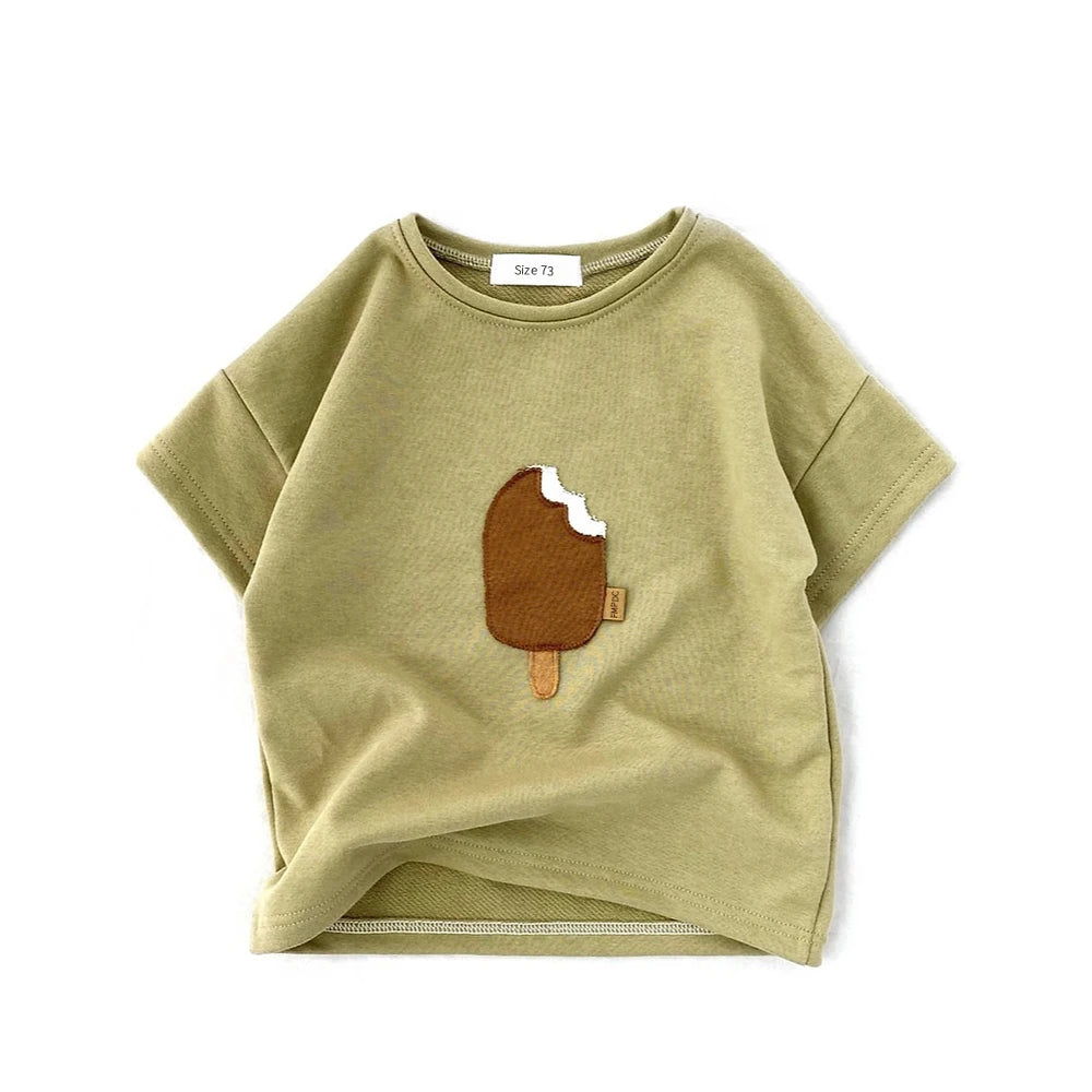 Vintage Ice Cream Tee - Little Love Baby Organics