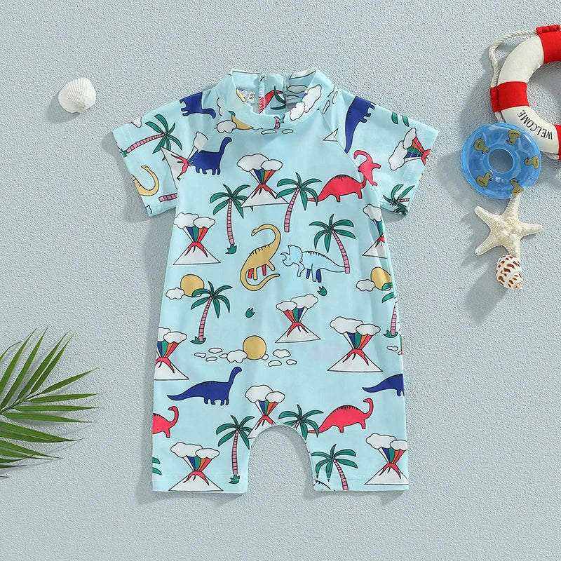 Shark+Dinosaur Print - Little Love Baby Organics