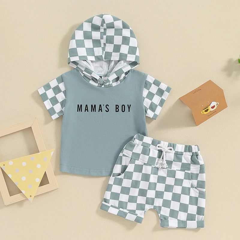 Mama’s Boy Summer Hooded Set