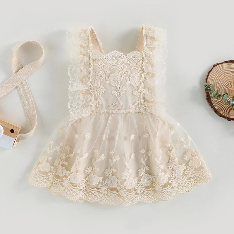 Princess Lace Embroidery Dress