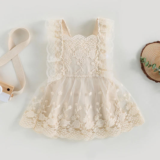 Princess Lace Embroidery Dress