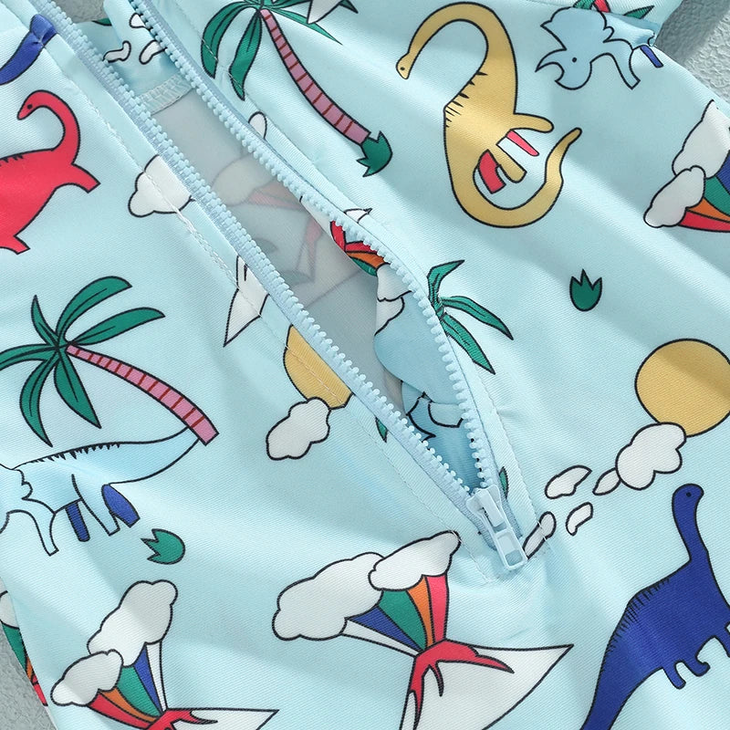 Shark+Dinosaur Print - Little Love Baby Organics