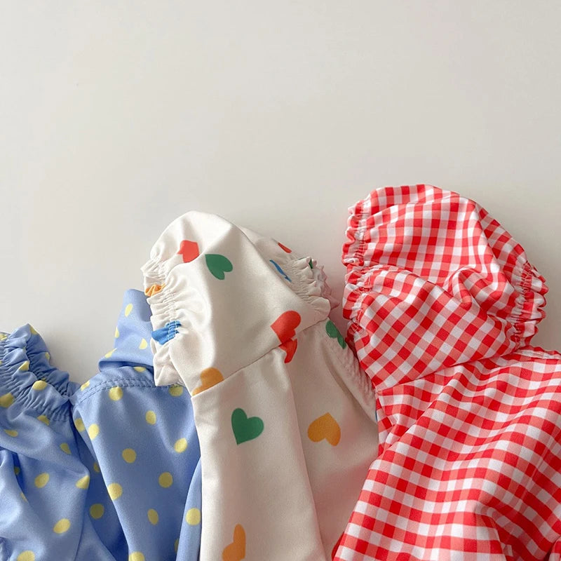 Bonnie Swim Onesies (Bonnet Included) - Little Love Baby Organics