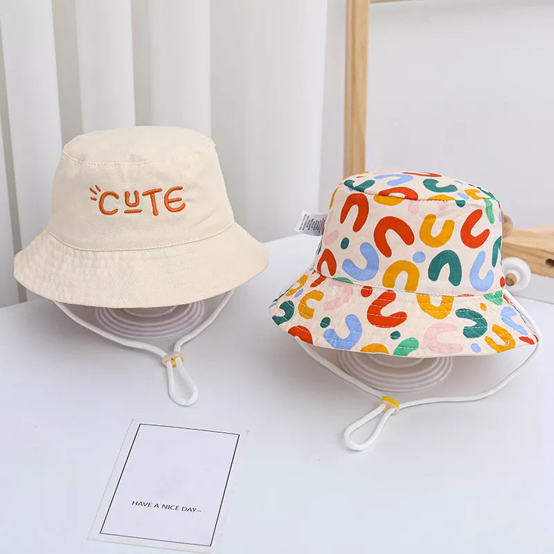 Double Sided Embroidered Bucket Hat