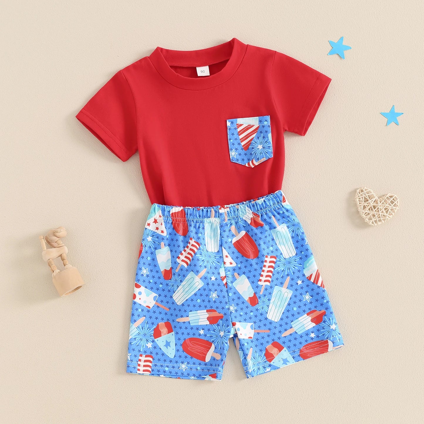 USA Pocket Tee Set