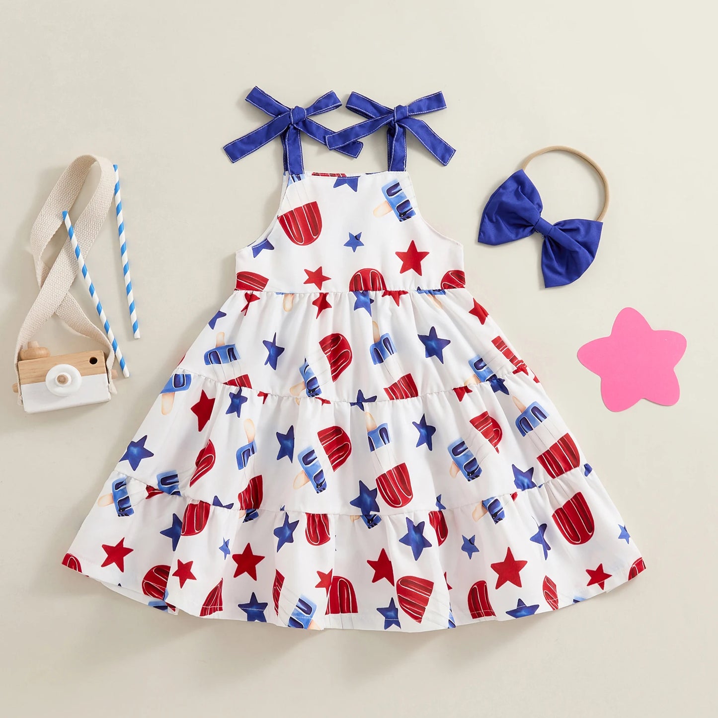 USA Cami Dresses + Bow