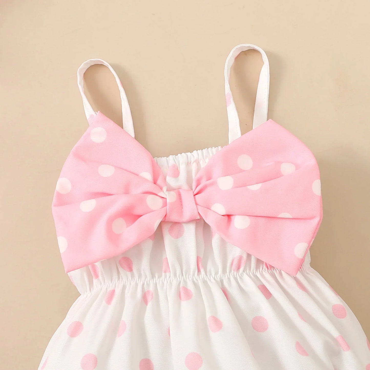 Polka Dot Bubble Romper