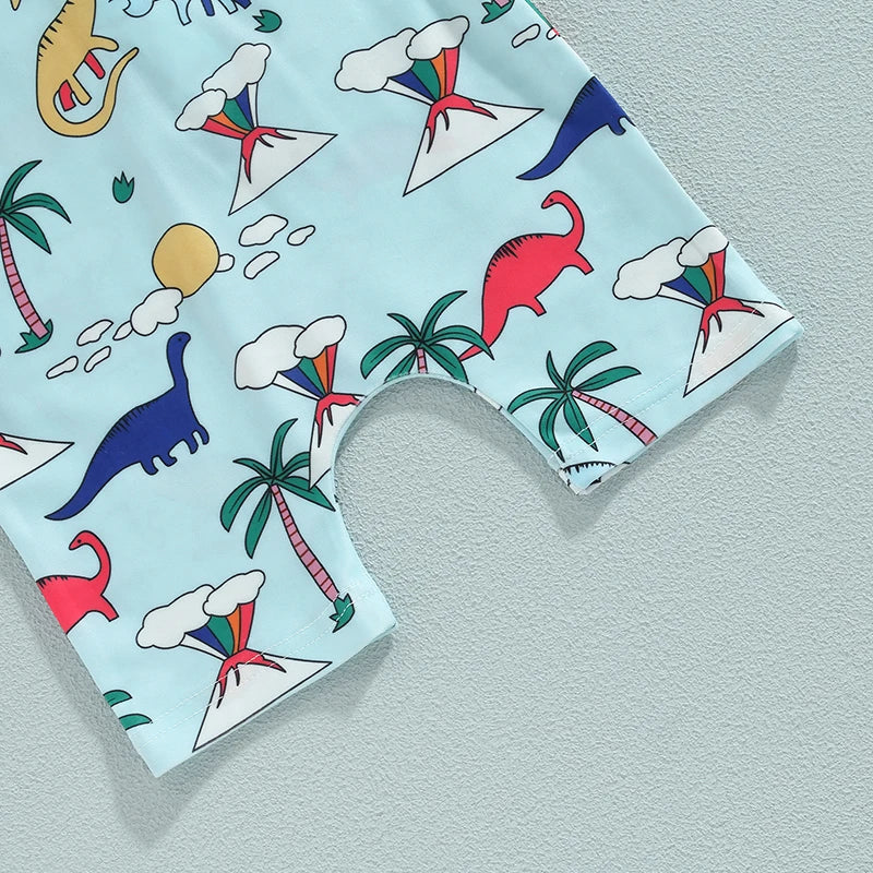 Shark+Dinosaur Print - Little Love Baby Organics