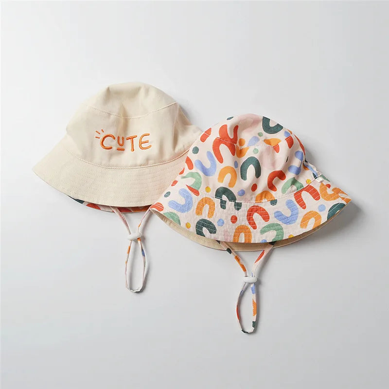 Double Sided Embroidered Bucket Hat