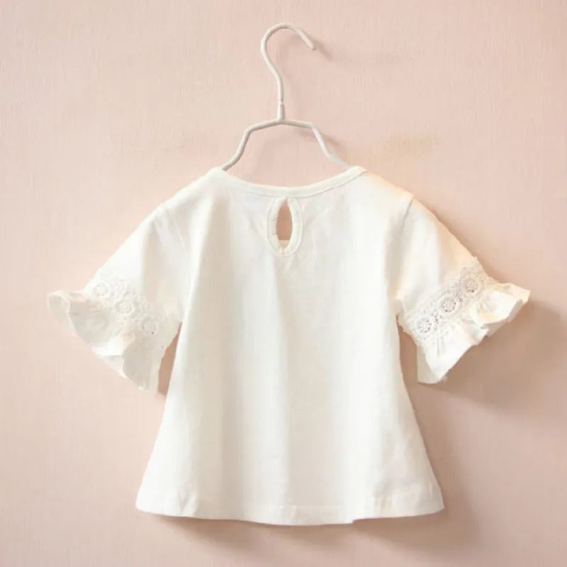 Cindy Lace Ruffle Blouse