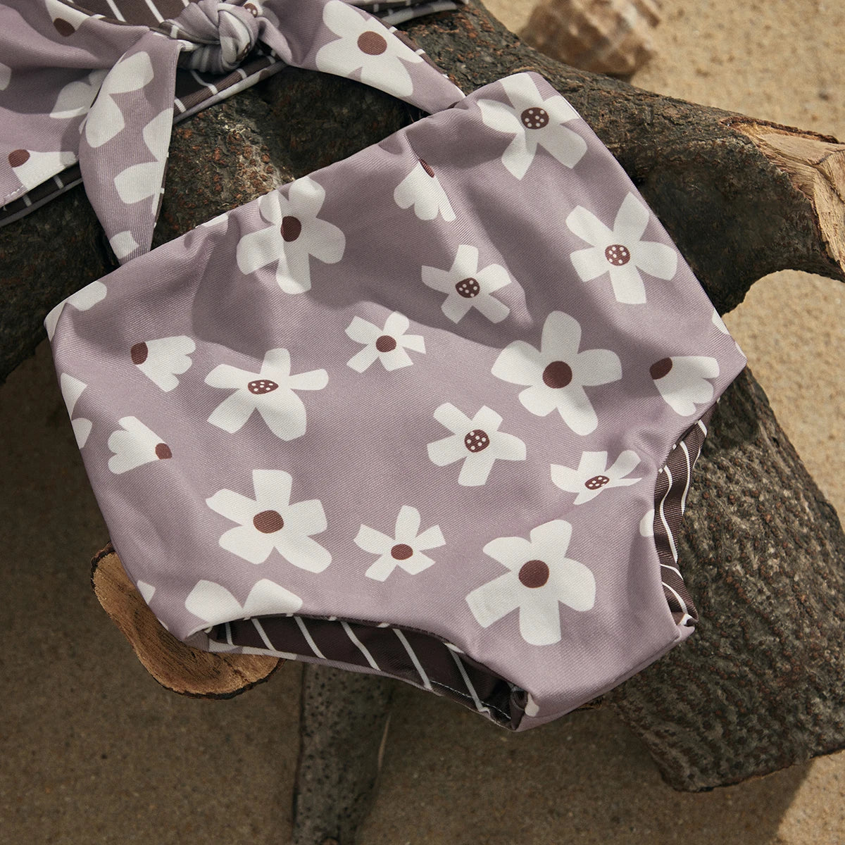 High Waist Bikini Bow Knot Set - Little Love Baby Organics