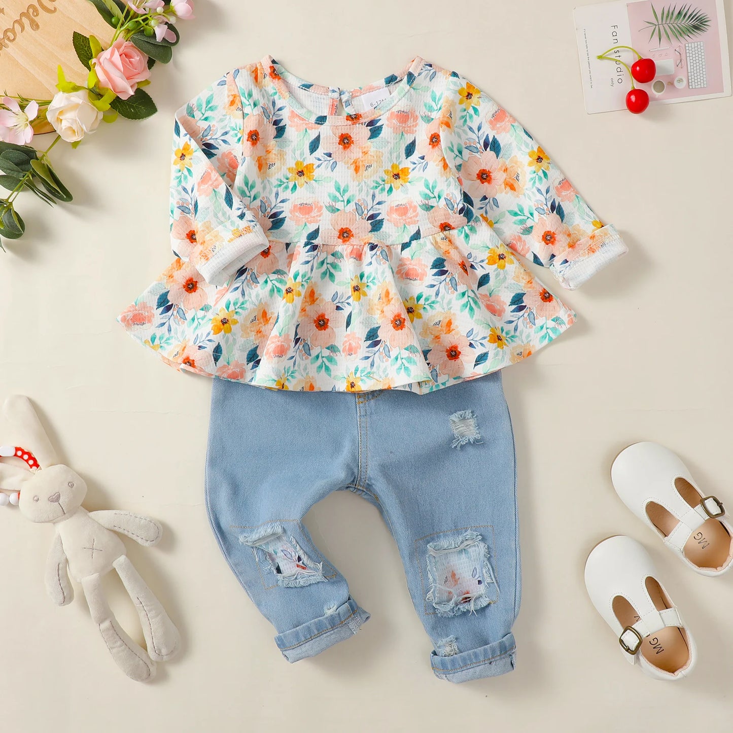 Flower Ruffle Set