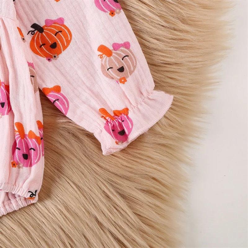 Pink Pumpkin Ruffle