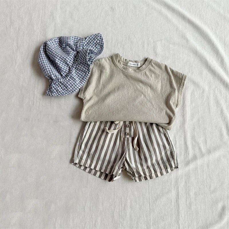 Vintage Linen Shorts - Little Love Baby Organics