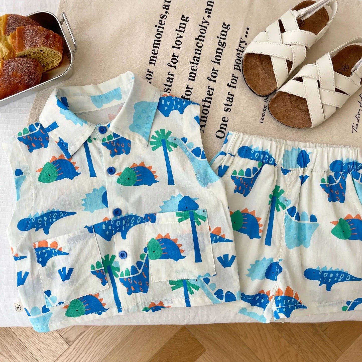 Dino Sleeveless 2piece Set