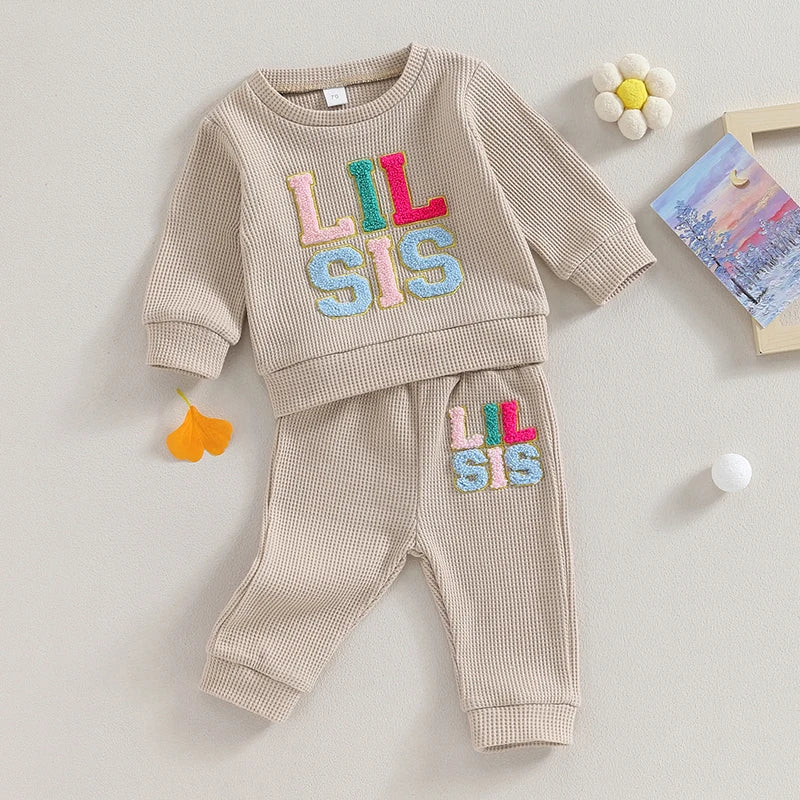 Lil Sis Waffle Set - Little Love Baby Organics