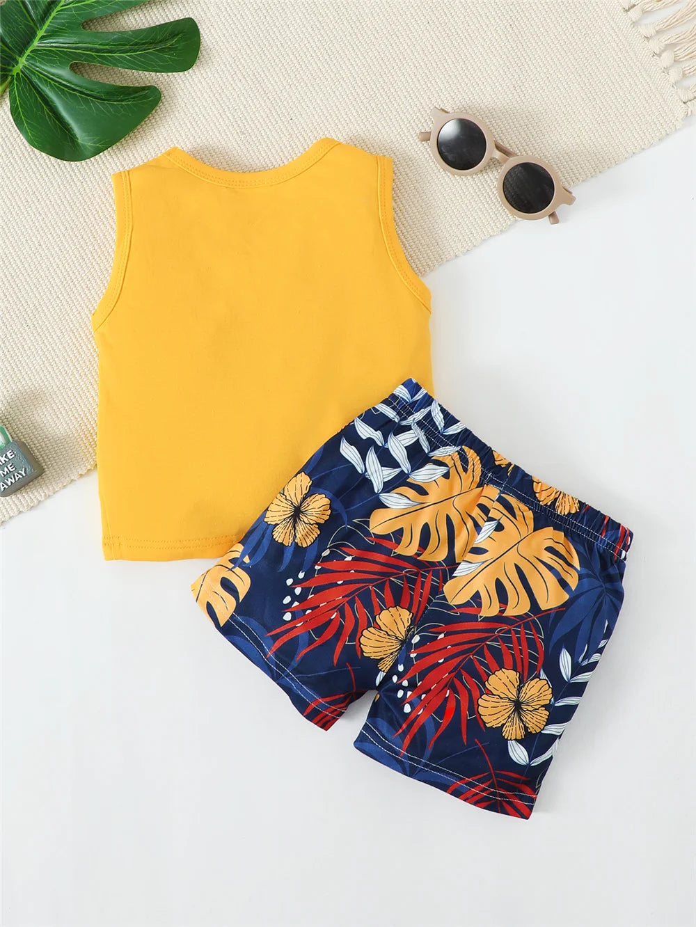 Tropical Sleeveless Set