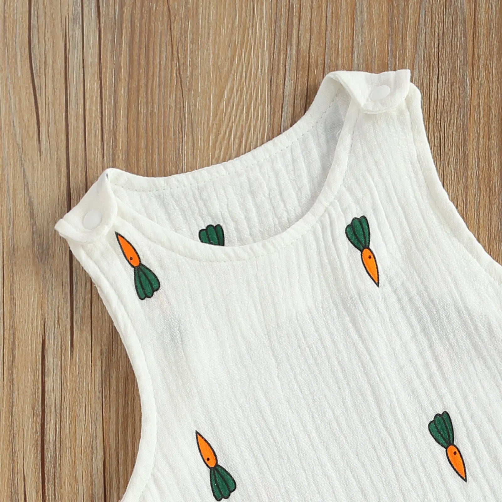 Muslin Sleeveless Jumpsuit - Little Love Baby Organics