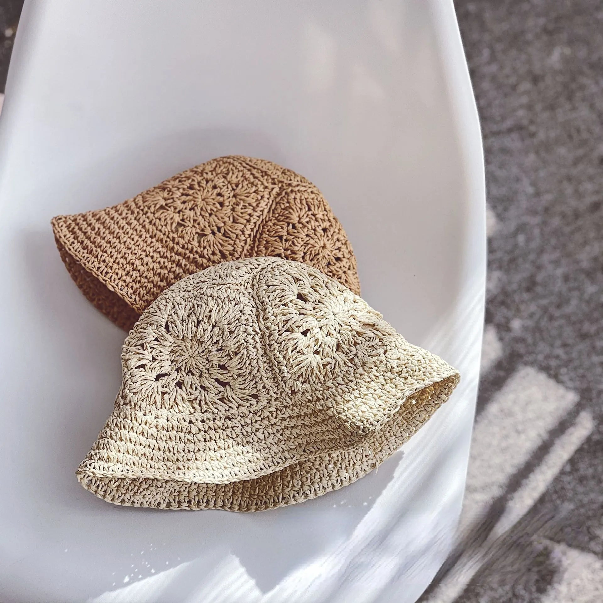 Straw Basin Hat - Little Love Baby Organics