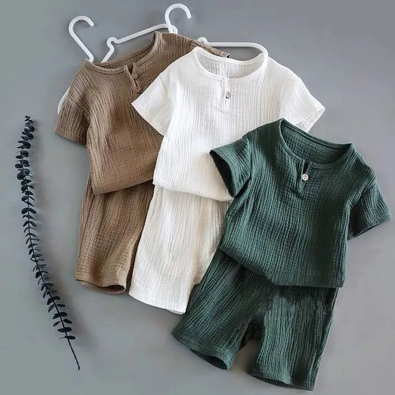 Linen Solid Set - Little Love Baby Organics