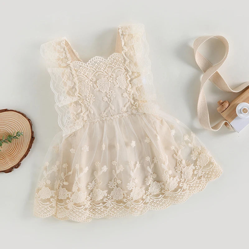 Princess Lace Embroidery Dress