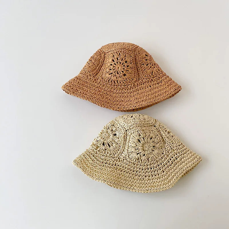 Straw Basin Hat - Little Love Baby Organics